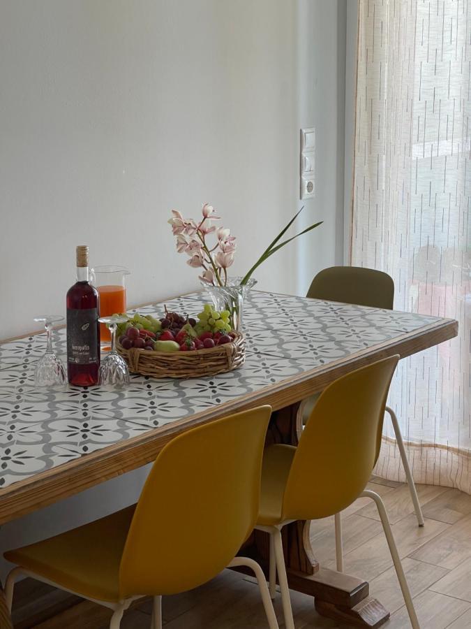 Cosy Apartment With Sea View Close To The Beach Никиана Екстериор снимка